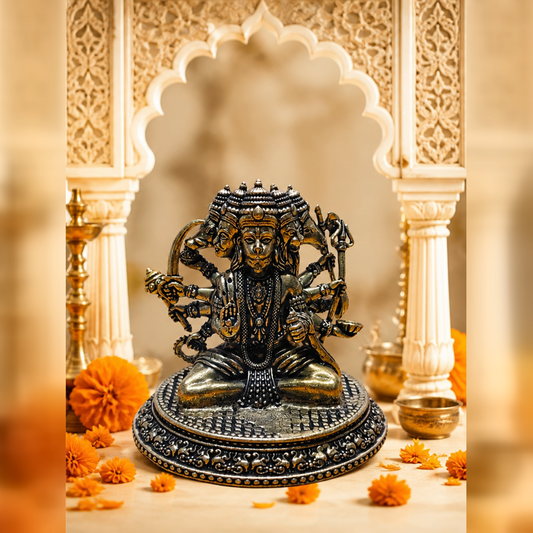Panchmukhi Hanuman Brass Idol editorial hero
