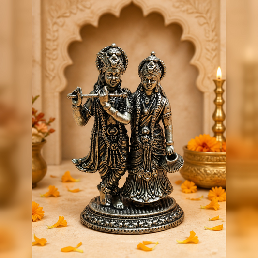 Radha Krishna Brass Idol editorial hero