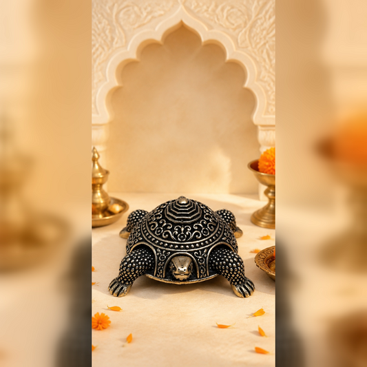 Vastu Tortoise Brass Box editorial hero