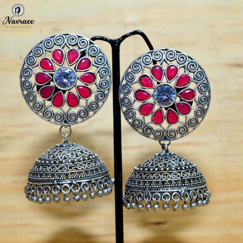 Navrang jhumka magenta