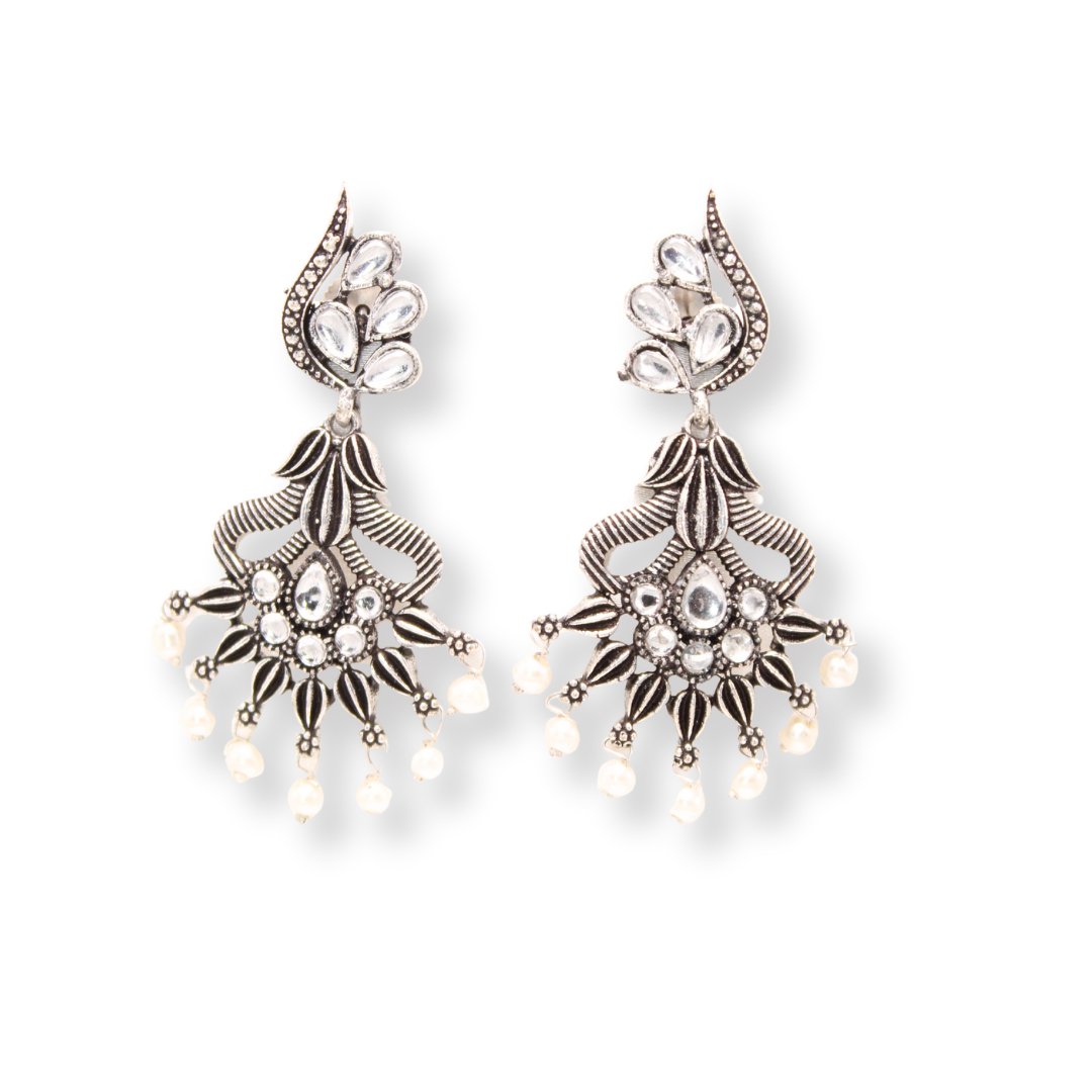 NAVRANG PANKHURI JHUMKA - TRANSPARENT