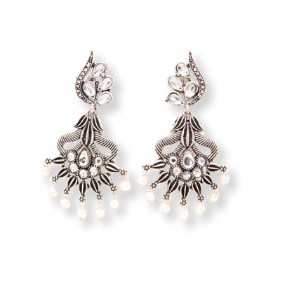 NAVRANG PANKHURI JHUMKA - TRANSPARENT