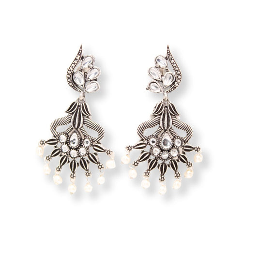 NAVRANG PANKHURI JHUMKA - TRANSPARENT