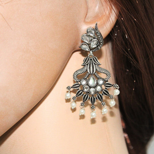 NAVRANG PANKHURI JHUMKA - TRANSPARENT