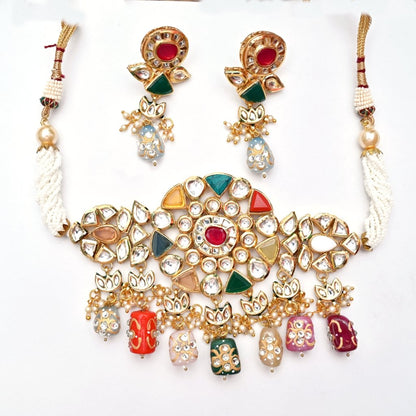 NAVRATAN CHOKER NECKLACE