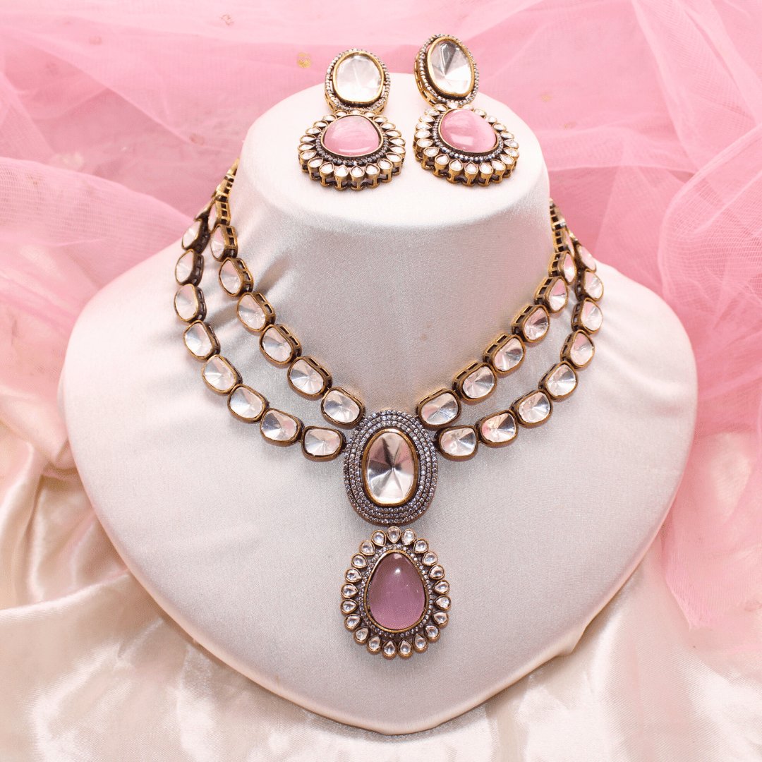 POLKI NECKLACE SET- CELEBRITY INSPIRED