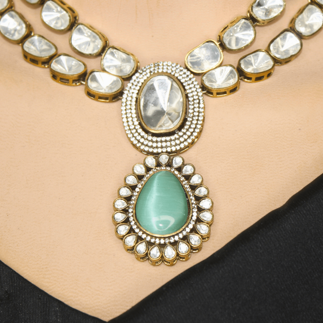POLKI NECKLACE SET - CELEBRITY INSPIRED