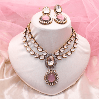 POLKI NECKLACE SET - CELEBRITY INSPIRED