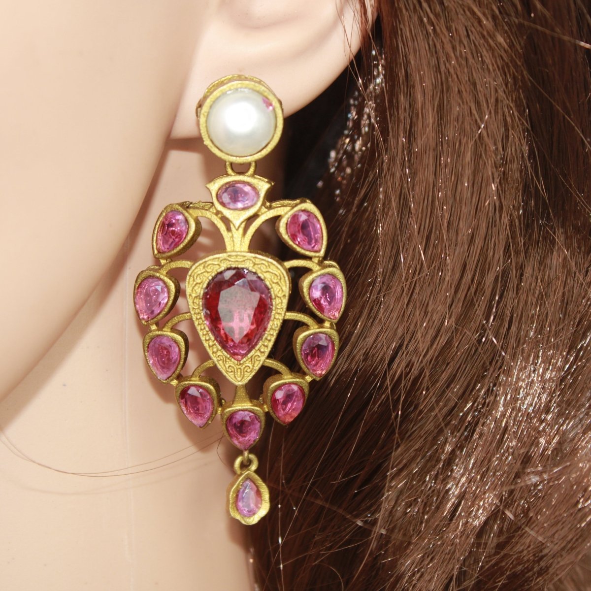 RAJWADI RANI HAAR-DO LADI-WHITE & RED