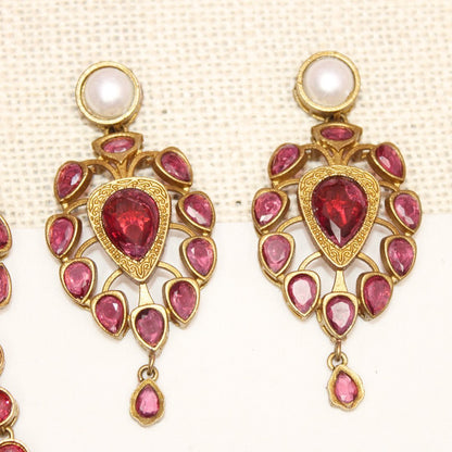 RAJWADI RANI HAAR-DO LADI-WHITE & RED