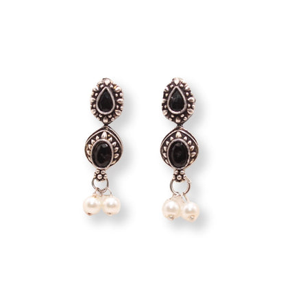 RATNA SHREE NECKLACE SET - BLACK