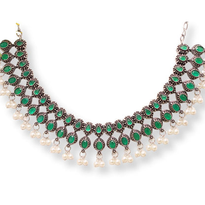 RATNA SHREE NECKLACE SET-GREEN
