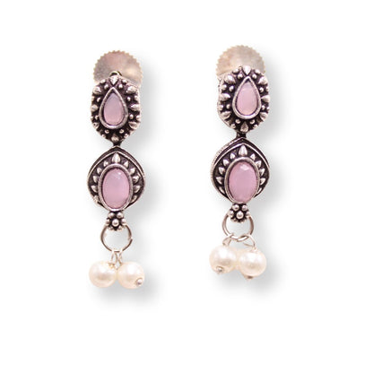 RATNA SHREE NECKLACE SET - PINK