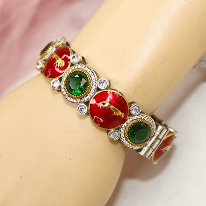 Sabyasachi Inspired Kada- Red & Green