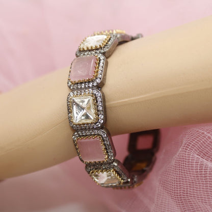 SABYASACHI INSPIRED KADA - POLKI PINK