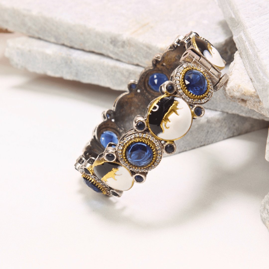 SABYASACHI INSPIRED MEENAKARI KADA-BLUE