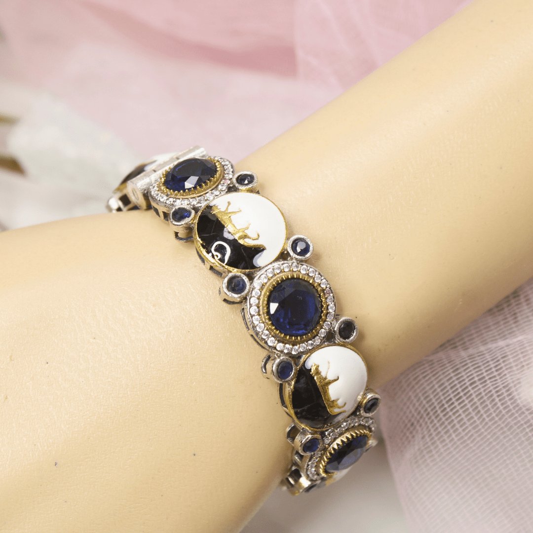 SABYASACHI INSPIRED MEENAKARI KADA-BLUE