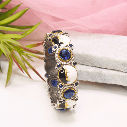 SABYASACHI INSPIRED MEENAKARI KADA - BLUE