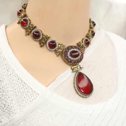 SABYASACHI INSPIRED NECKLACE - RED