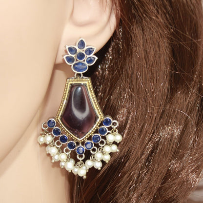 SAYA DUAL-TONE NECKLACE-PURPLE