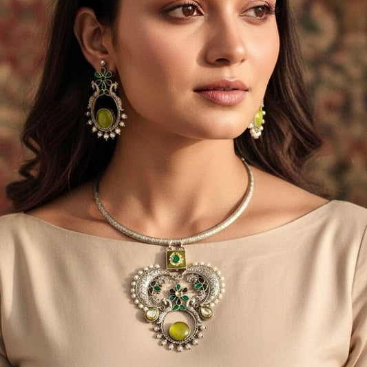 SILVER LOOK ALIKE HASLI-YELLOW