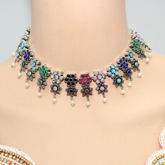 SITARA NECKLACE SET - MULTICOLOUR