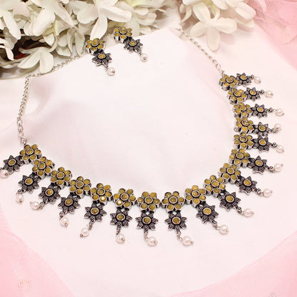 SITARA NECKLACE SET - YELLOW
