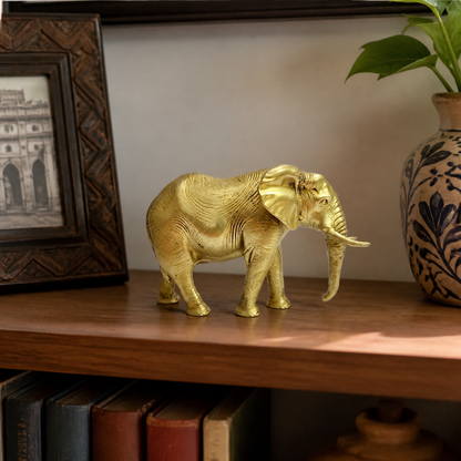 standing elephant polished realistic placement