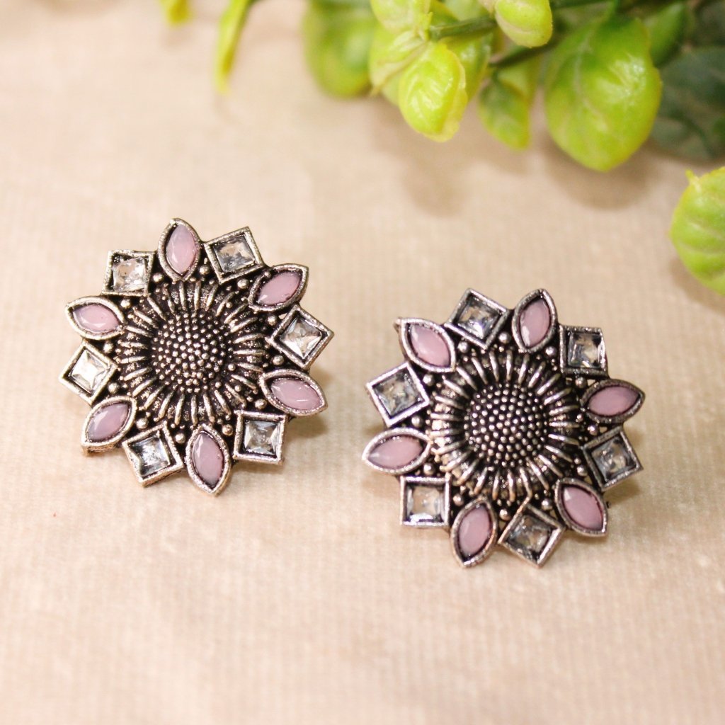 Star studs pink