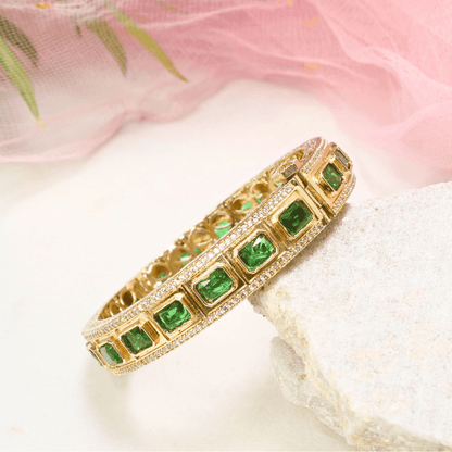 SUHANA MOISSANITE KADA - GREEN