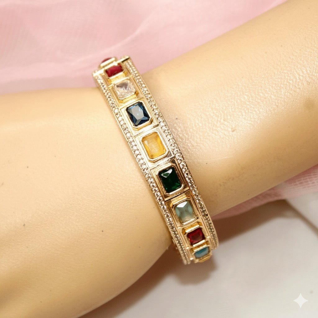 SUHANA MOISSANITE KADA-MULTICOLOUR