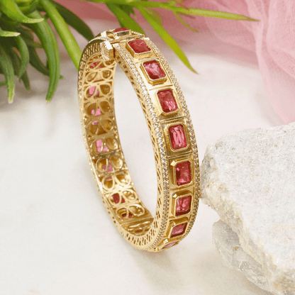 SUHANA MOISSANITE KADA - RED