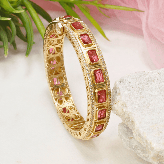 SUHANA MOISSANITE KADA - RED