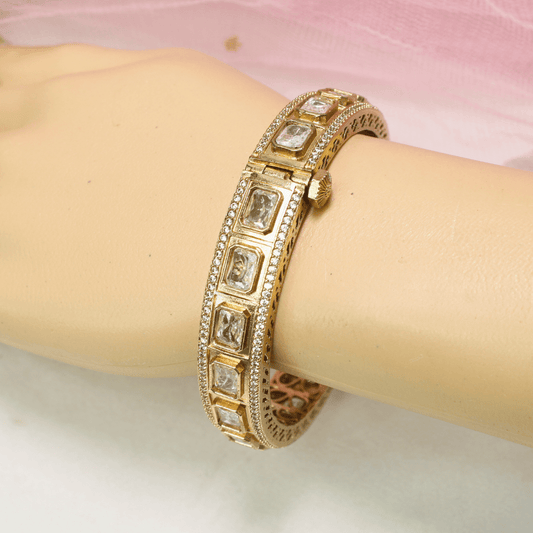 SUHANA MOISSANITE KADA - WHITE