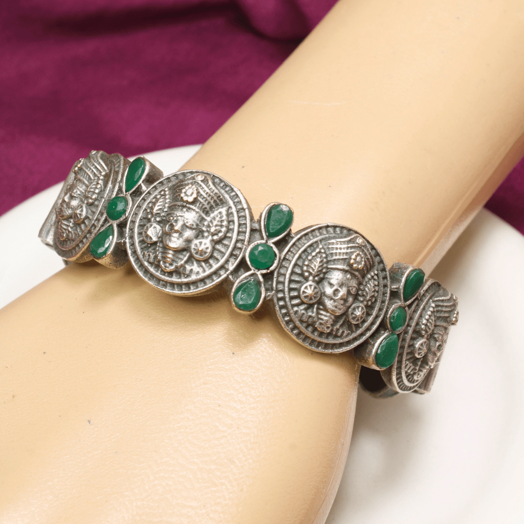 VINTAGE LOOK DEVI KADA - GREEN