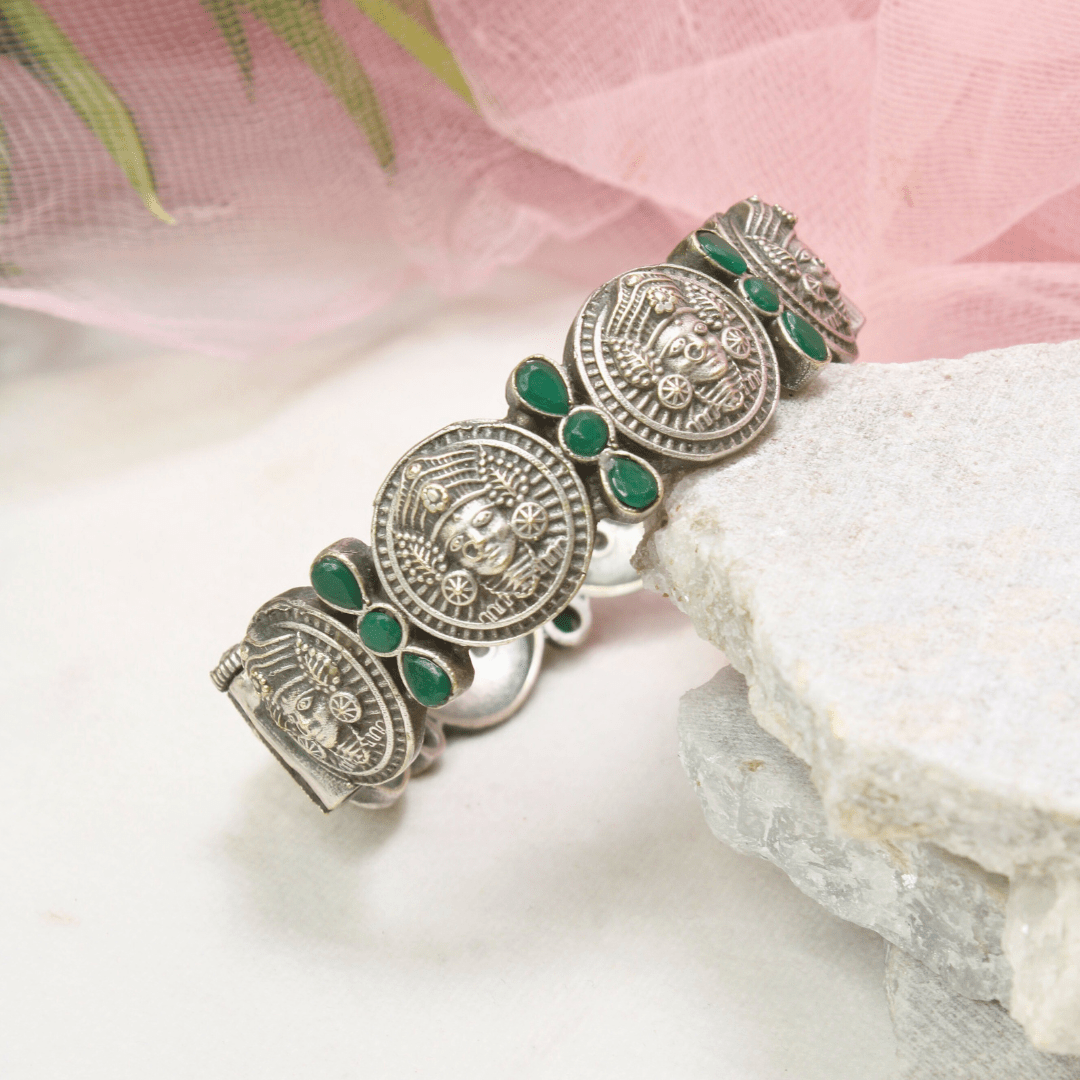 VINTAGE LOOK DEVI KADA - GREEN