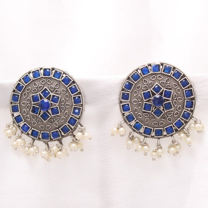 VIRASAT ROUND STUD -BLUE