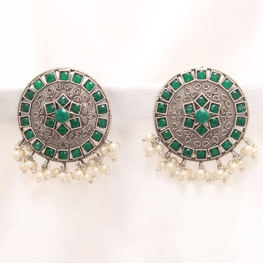 VIRASAT ROUND STUD -GREEN