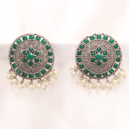 VIRASAT ROUND STUD -GREEN