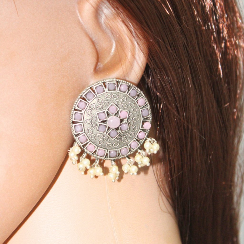 VIRASAT ROUND STUD -PINK