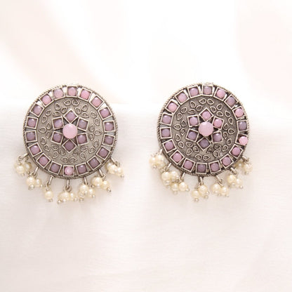 VIRASAT ROUND STUD -PINK