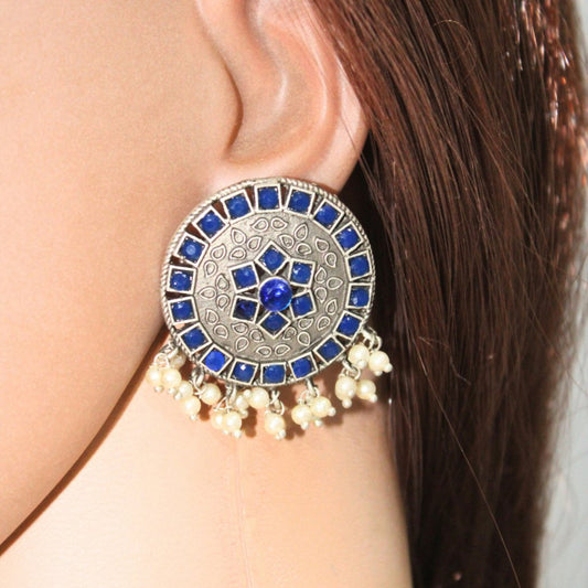 VIRASAT ROUND STUD - BLUE