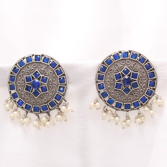 VIRASAT ROUND STUD - BLUE