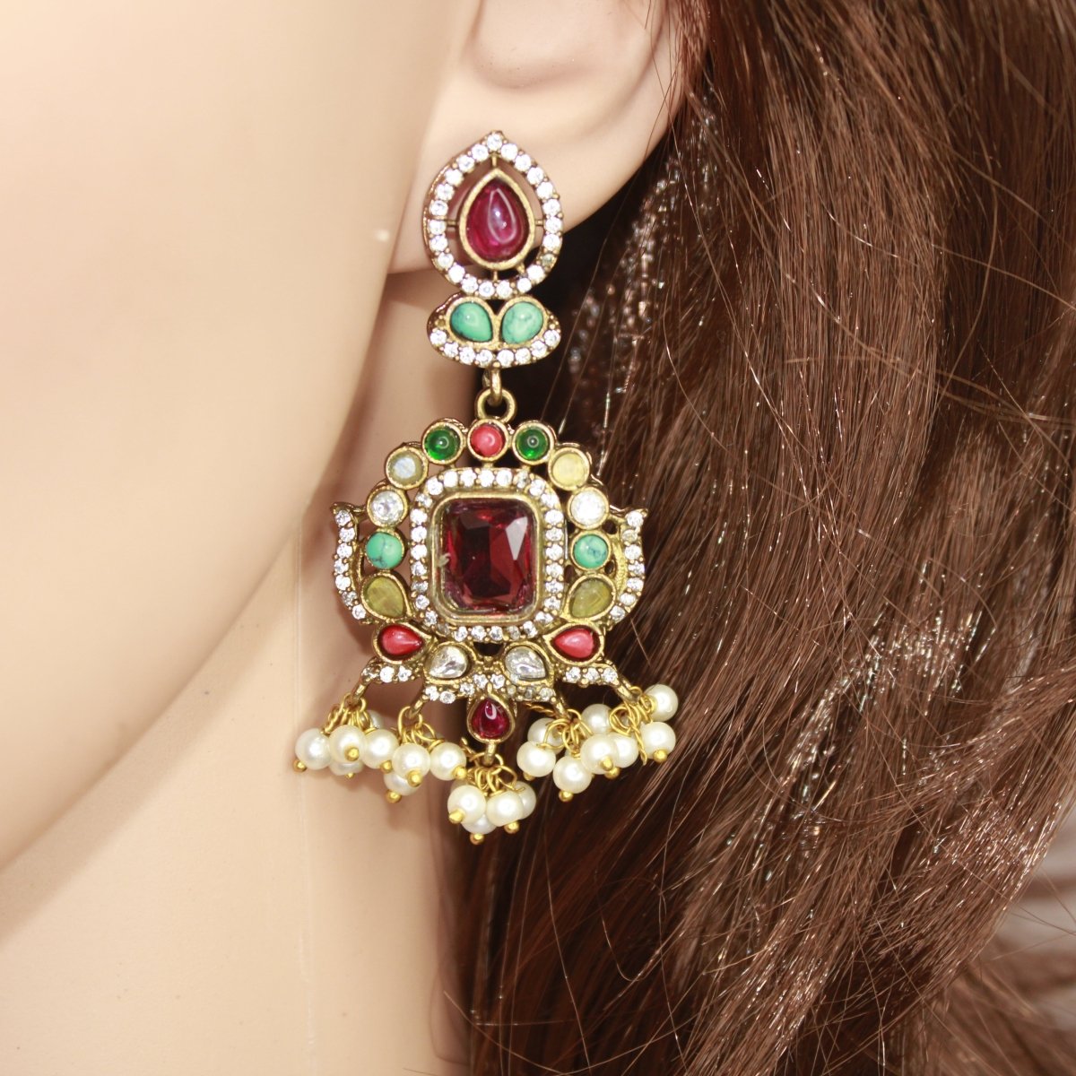 ZHALRA TEEN LADI CHOKER - NAVRATNA