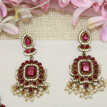 ZHALRA TEEN LADI CHOKER-RED