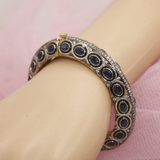 ZIRCON KADA GOLD PLATED - BLUE