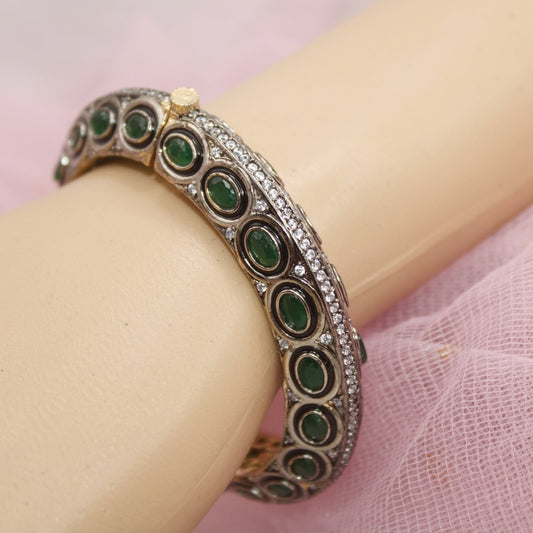 ZIRCON KADA GOLD PLATED - GREEN