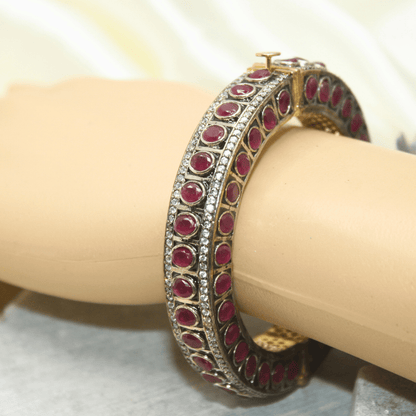 ZIRCON KADA GOLD PLATED - RED