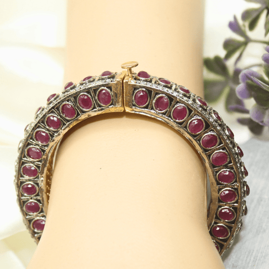 ZIRCON KADA GOLD PLATED - RED