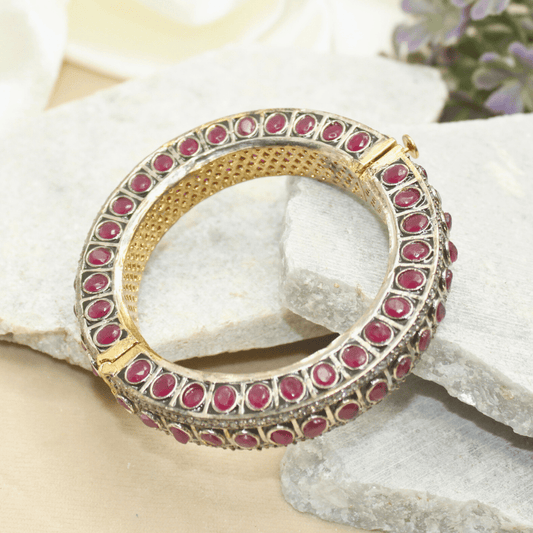 ZIRCON KADA GOLD PLATED - RED